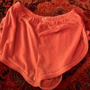 velvetine shorts